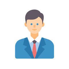  Detailed Businessman Flat Icon