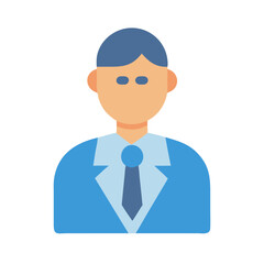  Businessman Flat Icon