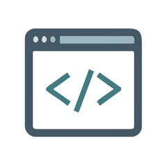  Coding Flat Icon