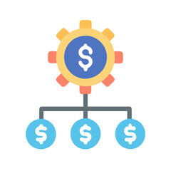  Detailed Cost Management Flat Icon