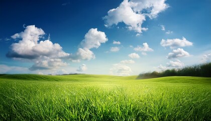 Obraz premium Nature landscape sky and grass