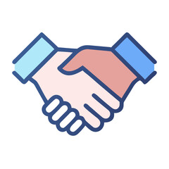  Detailed Handshake Flat Icon