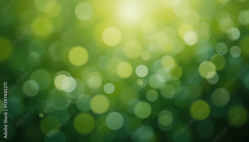 Poster captivating bokeh effect nature background soft focus close-up serenity and calmness