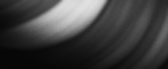 Abstract Black and White Texture with Light and Shadow Overlay, Grainy Grunge Background, Monochrome Design Element for Modern Projects, Digital Art, Photo Overlay, and Artistic Backgrounds