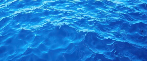 Obraz premium Abstract swirling blue ocean texture, calming waves, graphic, peaceful, digital art