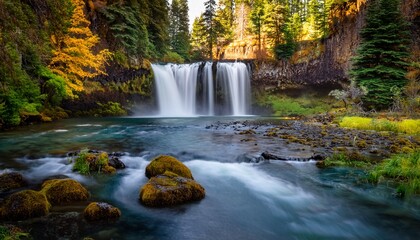 Fototapeta premium Fall Creek Falls near Bend Oregon