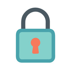  Lock Flat Icon