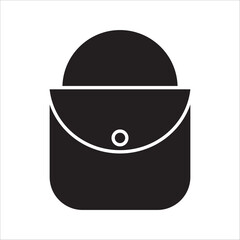 Briefcase icon set. job bag vector icon set. professional work briefcase sign. suitcase baggage pictogram on white background