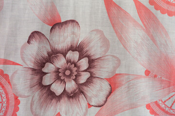 Detail texture shot from an old fashioned curtain