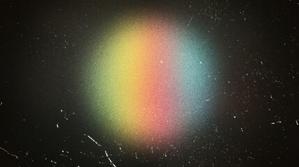 Abstract Rainbow Gradient Background with Grunge Texture and Noise Effect, Ideal for Overlay and Design Projects, Adds a Vintage or Retro Feel to Your Work, Perfect for Posters, Banners