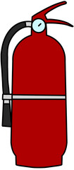 fire extinguisher vector illustration