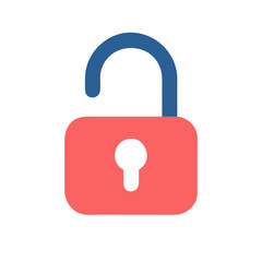 Stylish Unlock Flat Icon