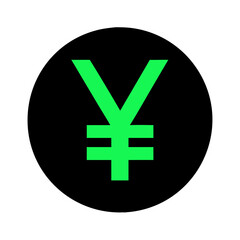  Dynamic Yen Sign Flat Icon