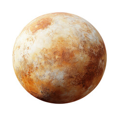 Exploring planetary surfaces outer space digital perspective isolated on transparent background, png