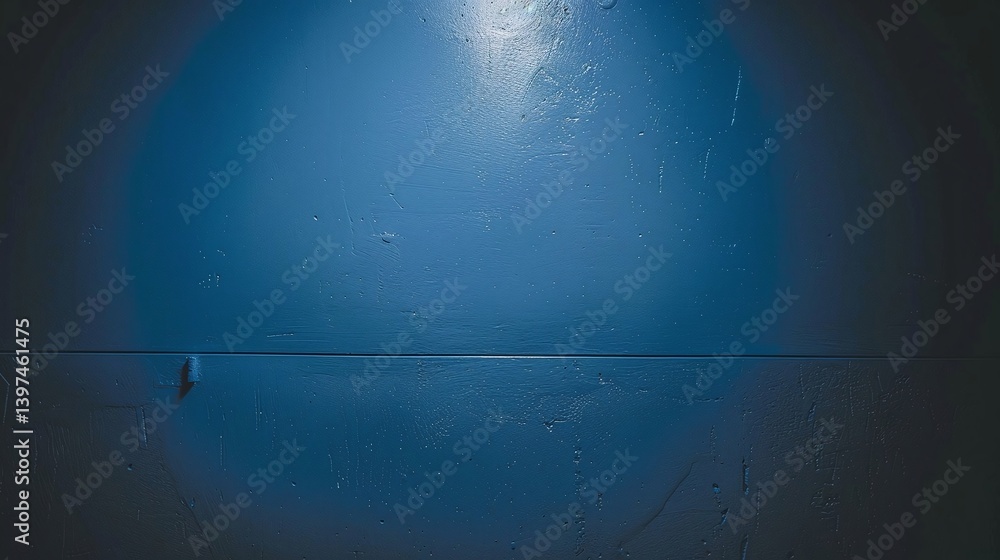 Poster abstract blue wall with subtle texture and lighting creating a serene atmosphere for backgrounds