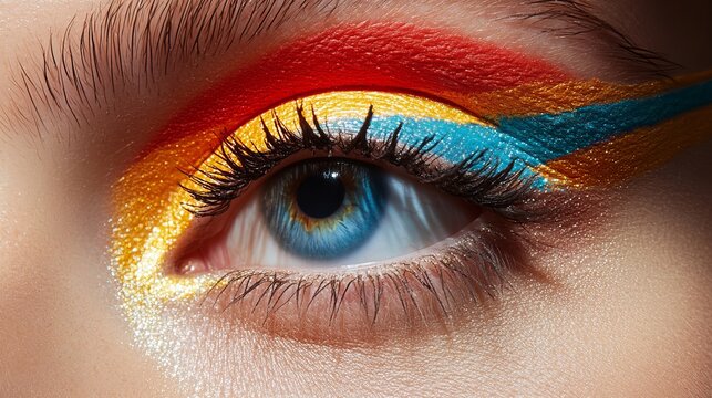 Eye makeup trends colorful eyeshadow looks vibrant eye art beauty trends creative eye makeup ideas tutorial