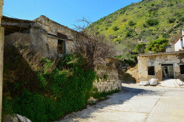 abandoned village of Theletra in Cyprus