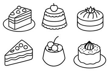 Delicious sliced cake with rich chocolate frosting