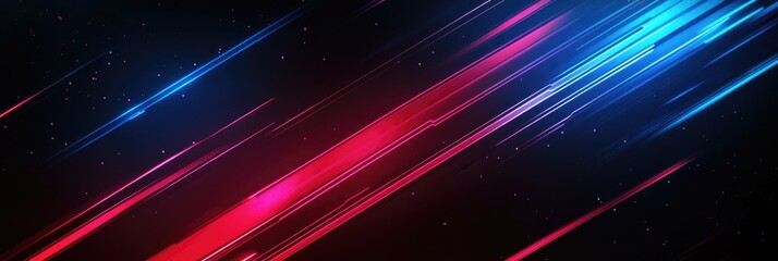 Obraz premium abstract background blue red lines