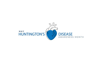 Huntington's disease awareness month. background, banner, card, poster, template. Vector illustration.