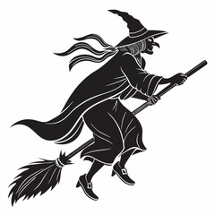 Halloween witches vector illustration