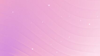 Obraz premium pink to white background with curved lines and white dots 