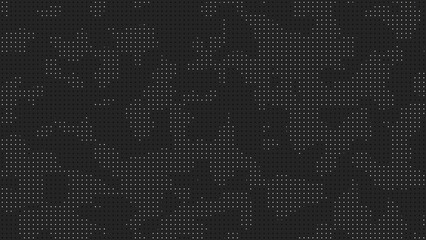 dark gray black and white polka dot halftone background suitable for backgrounds