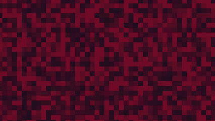 Dark red squares in abstract pattern suitable for backgrounds