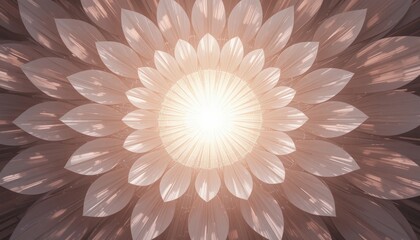 Radiant blossom event nature scene digital art abstract environment close-up viewpoint floral concept for visual serenity