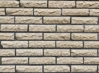 Simple brick wall outdoor minimal wallpaper background pastel color 