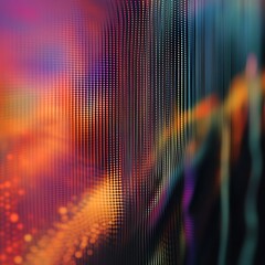 Beautiful sound waves with glowing colors creating an abstract design high resolution picture
