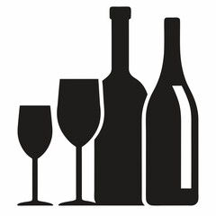 bottle and glass