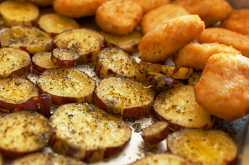 fried chicken nuggets