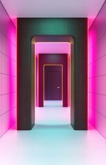 corridor in the room