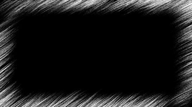 Black and white animated frame in the style of freehand strokes, background for the title, funny hand-drawn pencil doodles.