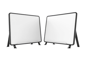 Genuine Interactive Whiteboards: Unveiled Isolated On Transparent Background