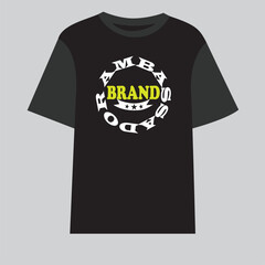 BLACK T-SHIRT DESIGN FOR BRAND AMBASSADOR,  BLACK AND WHITE DESIGN FOR MEN WOMEN T-SHIRT,  JERSEY, NURSE, LIFESTYLE,  BOYS AND GIRLS T-SHIRT DESIGN, EVERYONE WEAR,