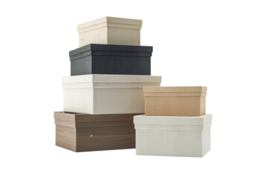 Nostalgic Nooks: Exploring Memory Boxes Isolated On Transparent Background