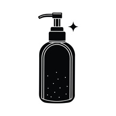 Soap Dispenser Illustration For Hygiene Healthcare And Cleanliness Minimal Style