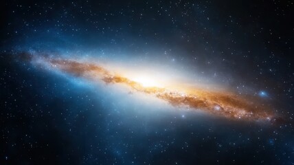 Stunning galaxy with vibrant colors and countless stars, showcasing the wonders of the universe and cosmic beauty.