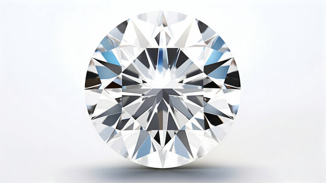 diamond on white background