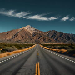 road in desert