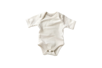 Organic Cotton Onesies Isolated On Transparent Background