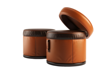 Unfiltered Snapshot: Storage Ottoman Options Isolated On Transparent Background