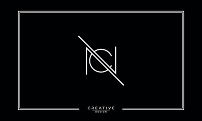CN, NC,C , N, Abstract  Letters Logo Monogram