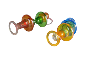 True Representation: Pacifier Sterilizer Display Isolated On Transparent Background