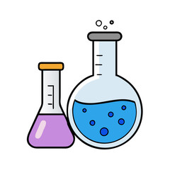 chemistry liquids icon, chemistry liquids vector illustration-simple illustration of chemistry liquids, perfect for chemistry liquids logos and icons