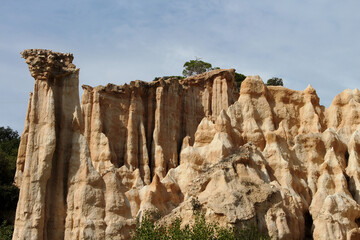 Pyrénées Orientales, les Orgues d'Ille-sur-Têt 