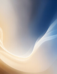 abstract wave background - abstract light blue and golden waves background - Generative AI