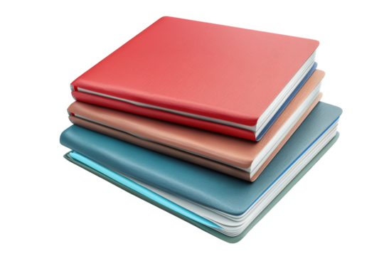 Smart Notebooks Isolated On Transparent Background